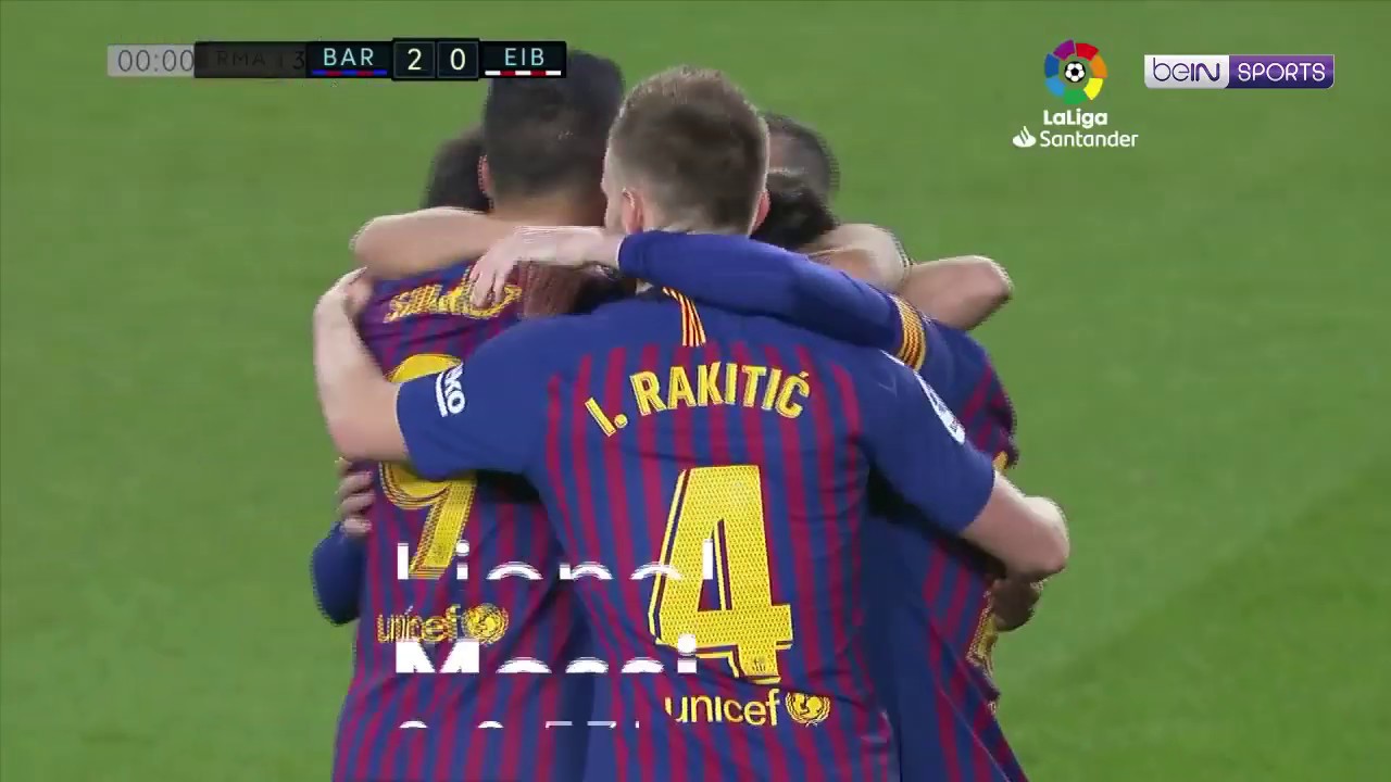 Barcelona 3-0 Eibar Match Highlights